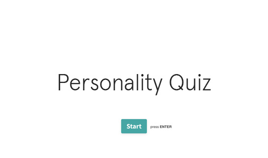 personality quiz